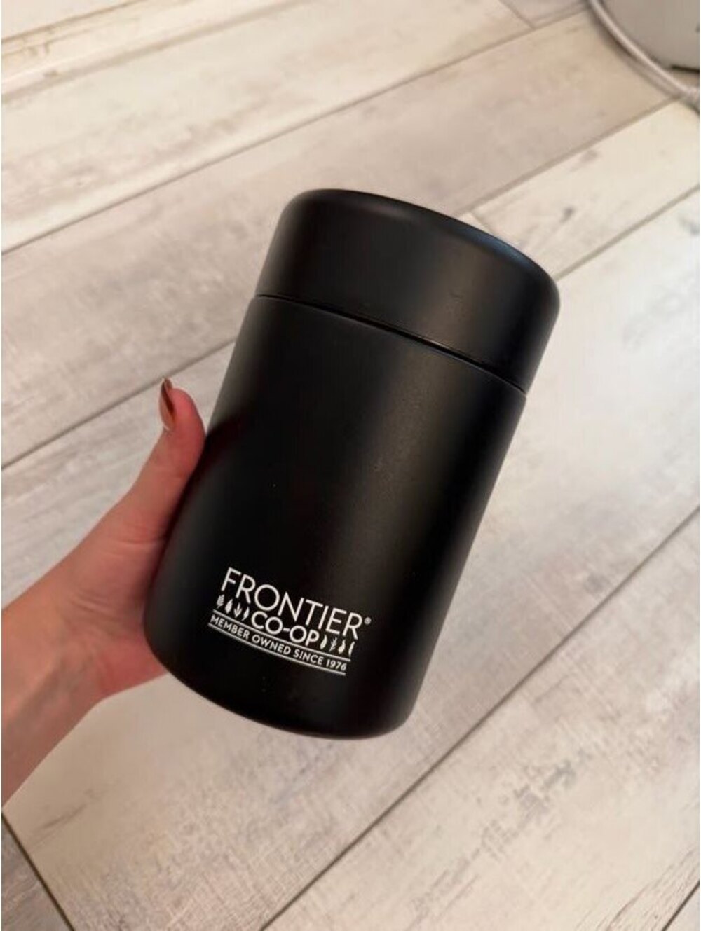 Frontier Co-op Stainless Steel Storage Canister Black New